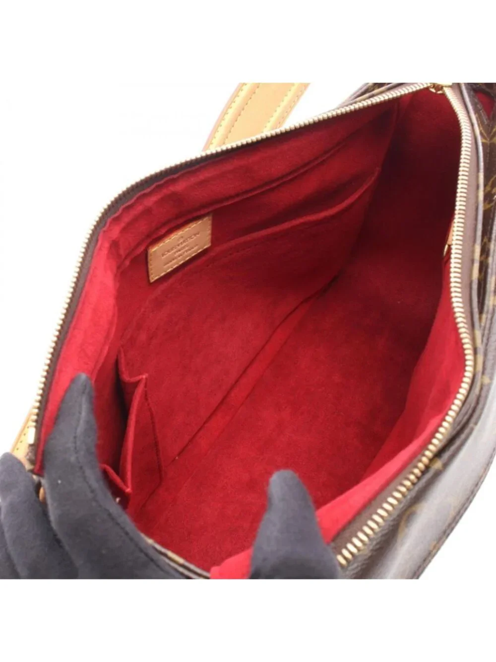 Louis Vuitton Shoulder Bag GM Canvas Leather GM